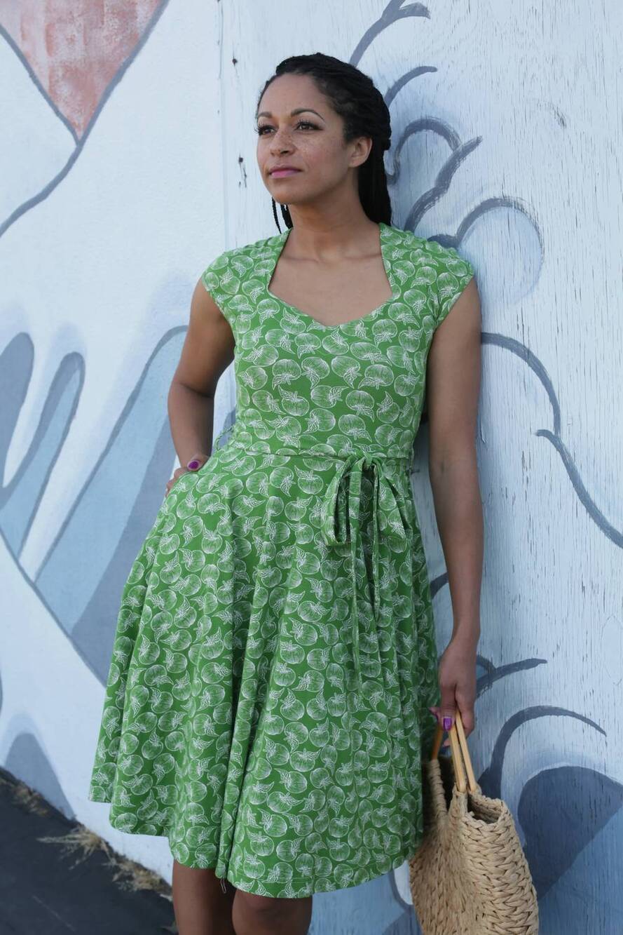 NEW EFFIE'S HEART hedy dress in green